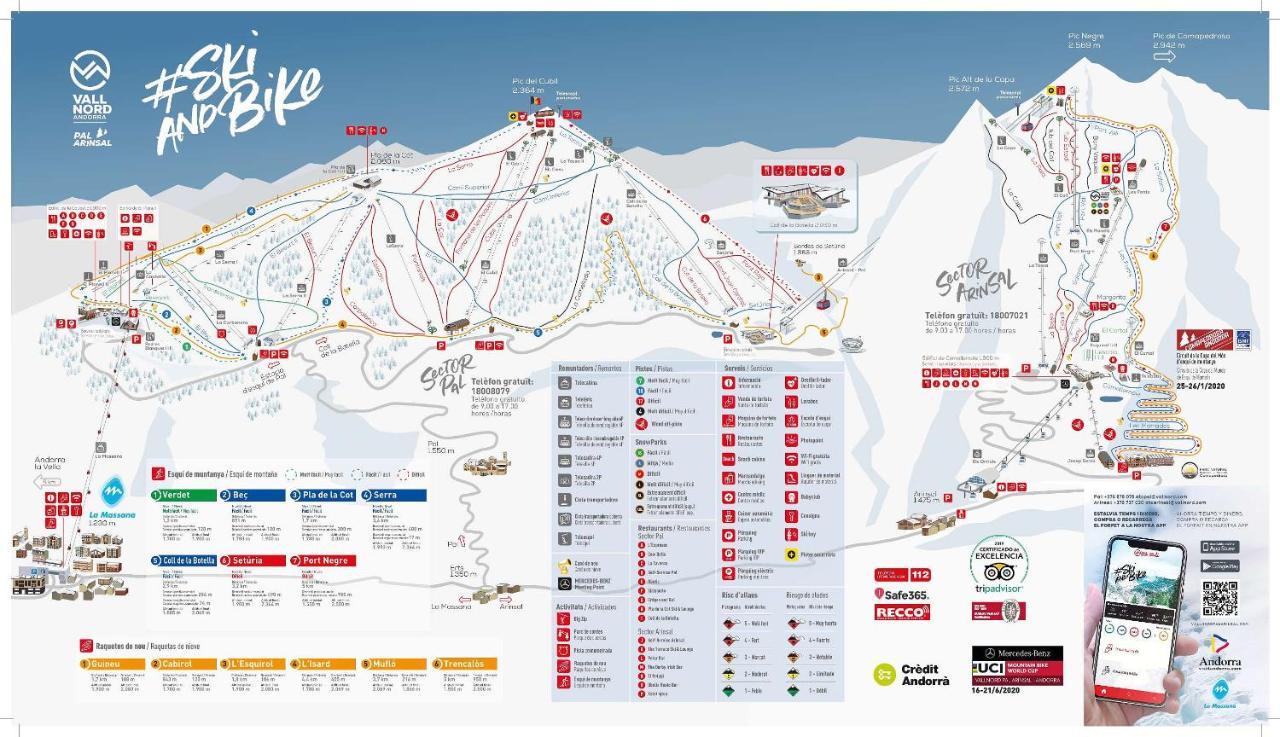 Ribasol Ski Park Arinsal Bagian luar foto